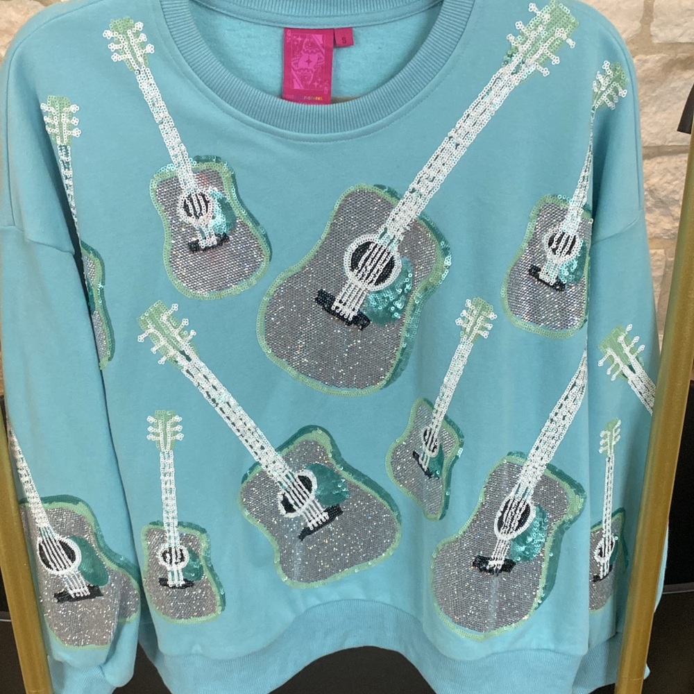 Queen of sparkles guitar shirt